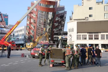 Presidente electo de Taiwán visita ‘zona cero’ del sismo y promete ayudas a los afectados