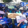 ADP protesta en reclamo al 20 % del aumento salarial
