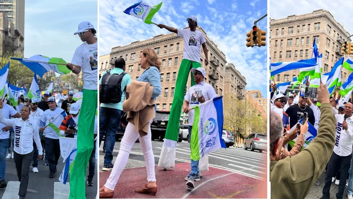 Partido País Posible se moviliza en calles de Nueva York