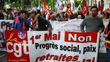 Manifestaciones del 1° de mayo en Francia: diversas reivindicaciones de sindicatos y activistas