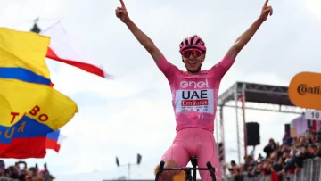 En la etapa reina del Giro de Italia el vencedor fue Tadej Pogacar
