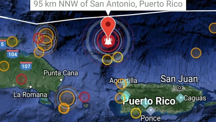 Sismo de magnitud 5,2 sacude a Puerto Rico