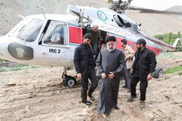 Se accidenta helicóptero del presidente iraní y se desconoce su suerte