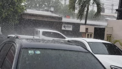 Sistema frontal provoca lluvias en varias provincias