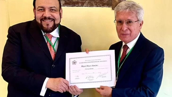 Miguel Reyes Sánchez ingresa a la Academia Colombiana de la Historia