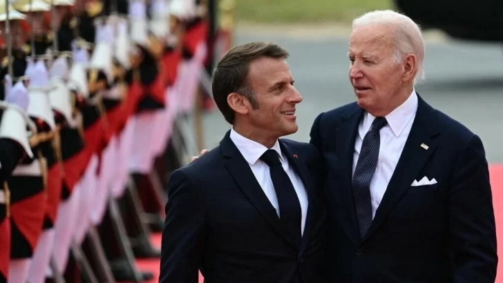 Joe Biden y Emmanuel Macron hacen frente común ante Rusia a pesar de ...