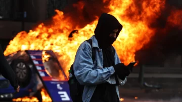 Las imágenes de las fuertes protestas en Argentina contra las reformas recogidas en la Ley Bases del presidente Milei