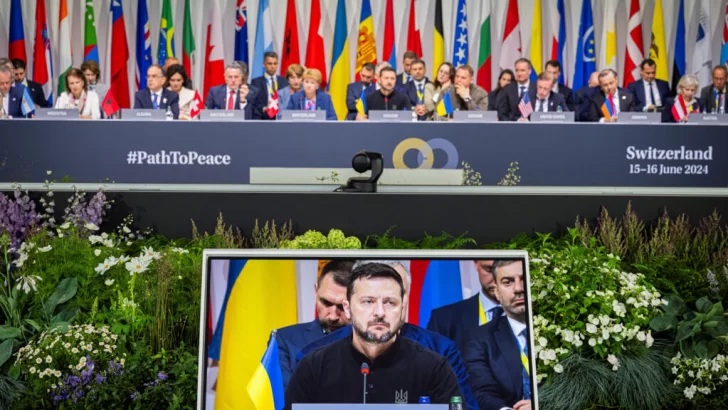 Cumbre de Paz para Ucrania: 80 países firman la declaración final, 13 se abstienen