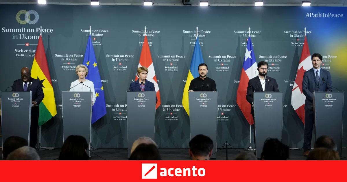 Cumbre de paz en Suiza reafirma la integridad de Ucrania pero llama a ...