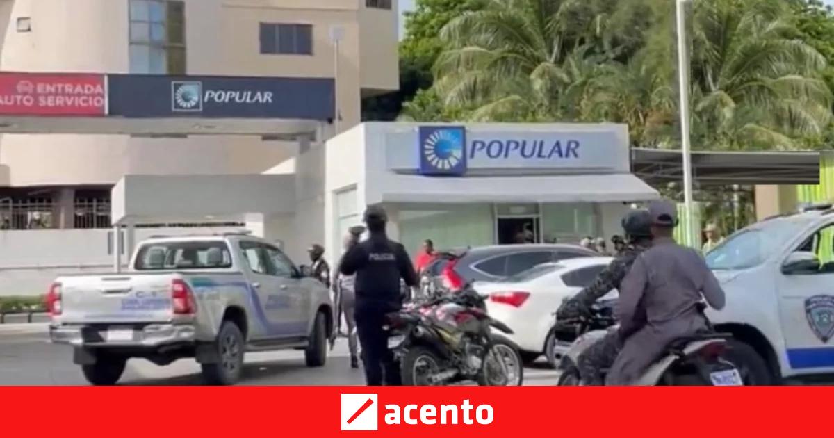 Asaltan sucursal del Banco Popular de la Av. Luperón | Acento