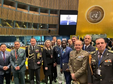 General Hernández Calcaño es el nuevo presidente de la Comunidad de Asesores Militares y de Policía de las Naciones Unidas