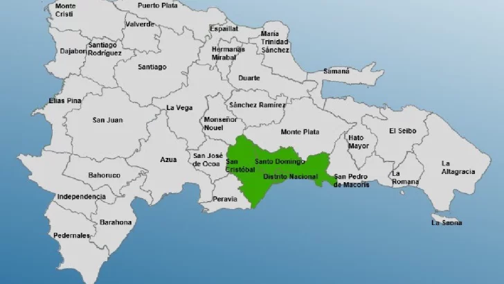 San Cristóbal, Santo Domingo y Distrito Nacional en alerta por lluvias