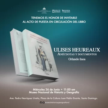 Orlando Inoa pondrá en circulación libro sobre dictador Ulises Heureaux