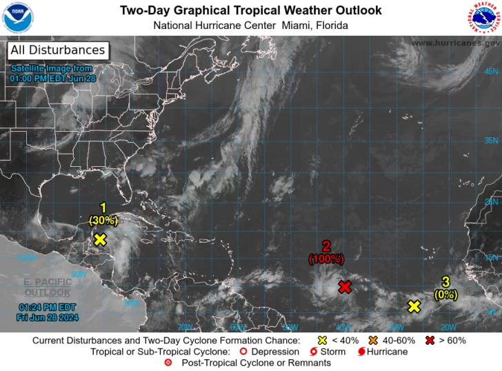 Meteorología en Puerto Rico prevé que el sistema de baja presión sea depresión o tormenta