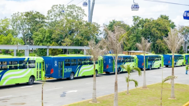 Autobuses de la OMSA transportarán a usuarios del Teleférico de Los Alcarrizos
