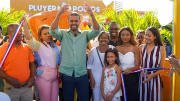 Inauguran parque de diversión en Boca Chica