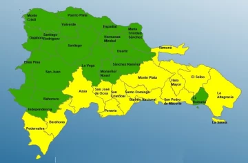 Todas las provincias en alerta: 14 en nivel amarillo y 18 en verde