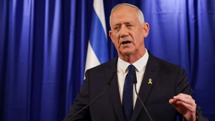 Renuncia ministro del Gabinete de Guerra de Israel ante la falta de un plan para después del conflicto en Gaza