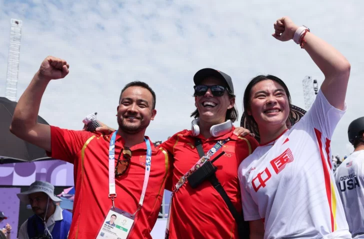Cómo un venezolano fue fundamental en la medalla de oro conseguida por China en BMX Freestyle en los Juegos de París 2024