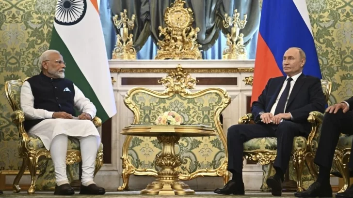 De visita en Moscú, Narendra Modi celebra la amistad ruso-india pese a las diferencias sobre Ucrania