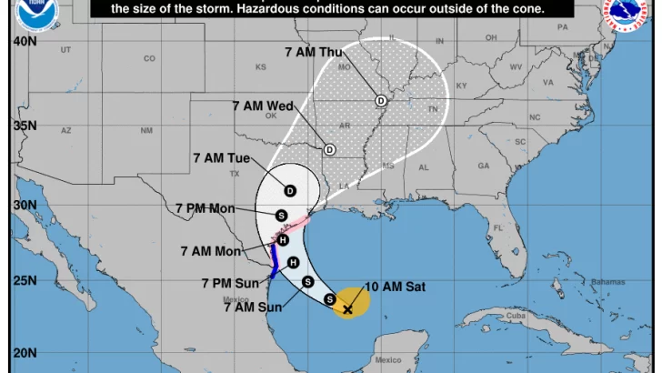 Beryl se fortalecerá antes de impactar en el noreste de México y la costa de Texas