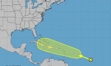 Onda tropical apuntando al Caribe, pero con escasa posibilidad de huracanarse