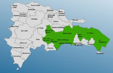 Nueve provincias en verde por vaguada y el paso de una onda tropical