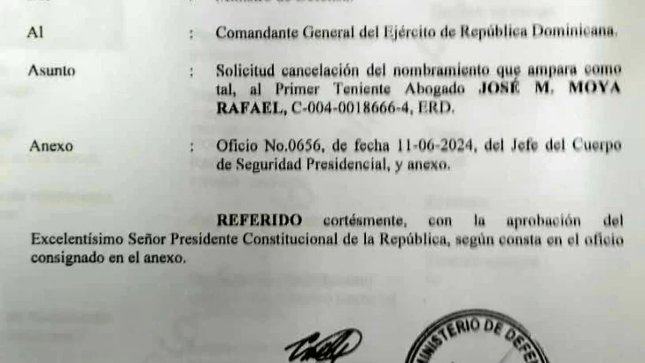 Cancelan teniente que denunció supuesta corrupción, lo acusan de abandonar funciones