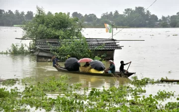 Al menos 6 muertos en las últimas 24 horas por las fuertes lluvias en el noreste de India