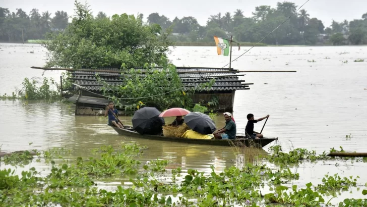 Al menos 6 muertos en las últimas 24 horas por las fuertes lluvias en el noreste de India