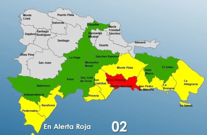 Santo Domingo y el Distrito Nacional en alerta roja