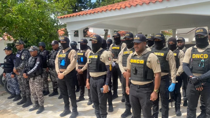 Confiscan 10,572 gramos de distintas drogas durante allanamientos en la provincia Duarte
