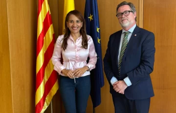 Zoraima Cuello se reúne con subdelegado del Gobierno Español en Tarragona