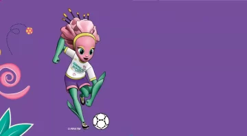 Presentan a 'Taní', la flor de Bayahíbe mascota del Mundial Femenino sub-17 RD’2024