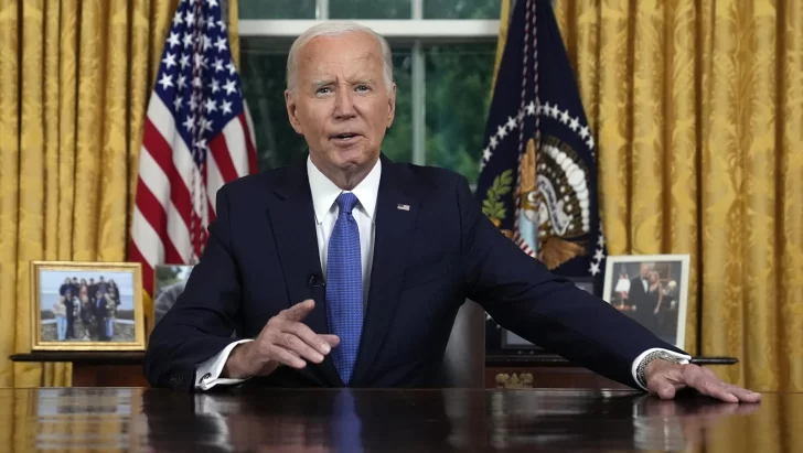 Biden se despide: es hora de 'pasar el testigo' para salvar al país