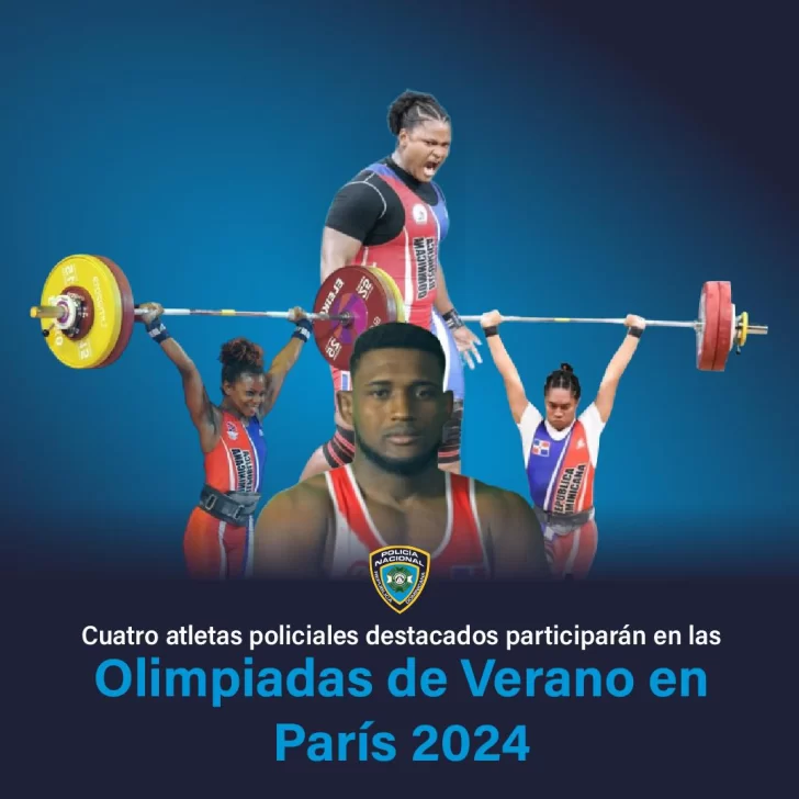 Cuatro atletas destacados de la Policía Nacional participarán en las Olimpiadas de verano en París 2024