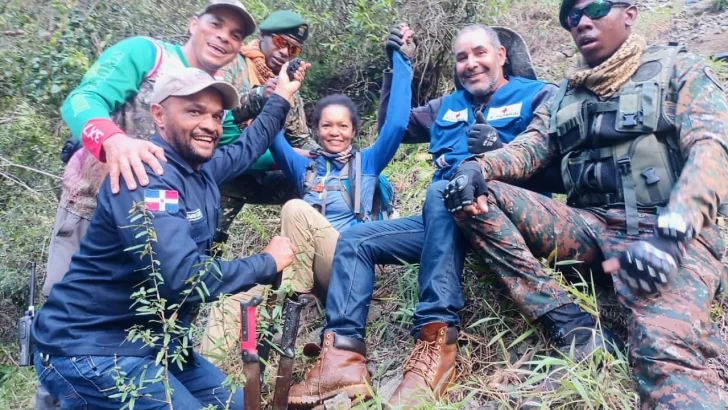 Guardaparques guiaron rescate de senderista extraviada en la Cordillera Central