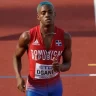 Dominicano Alexander Ogando en los 200 metros con estadounidense de rival principal