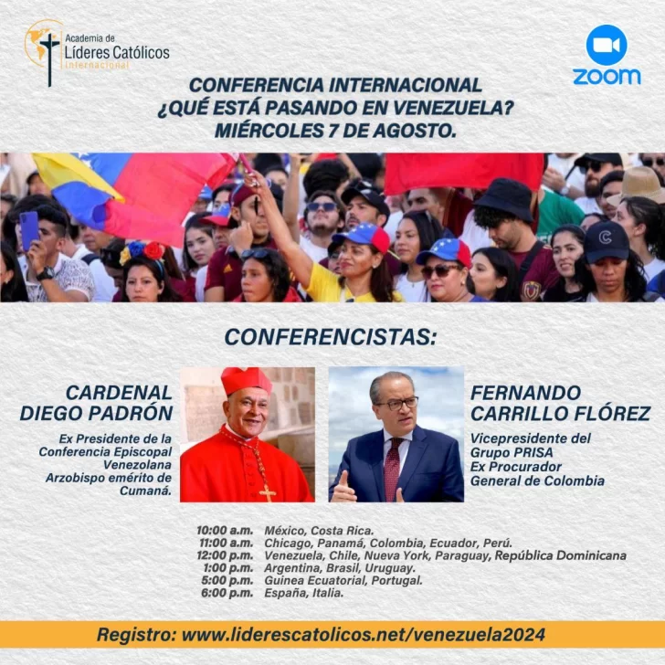 Academia de Lideres Católicos de la Diócesis de San Francisco de Macorís tratará sobre situación de Venezuela