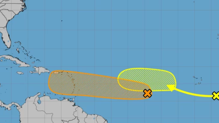 Sube a 50% la posibilidad de que se forme una depresión tropical en próximos 7 días