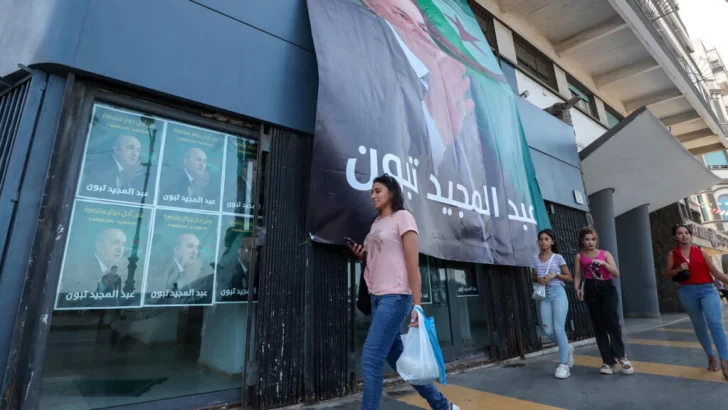 Débil participación en elecciones de Argelia con el presidente Tebboune como gran favorito