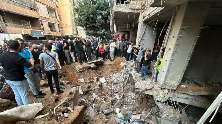 Un ataque aéreo de Israel sobre Beirut, la capital de Líbano, deja al menos 12 muertos y decenas de heridos en plena escalada del conflicto