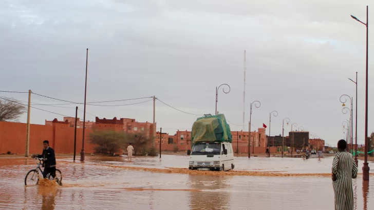 Cuatro muertos y catorce desaparecidos por inundaciones en Marruecos