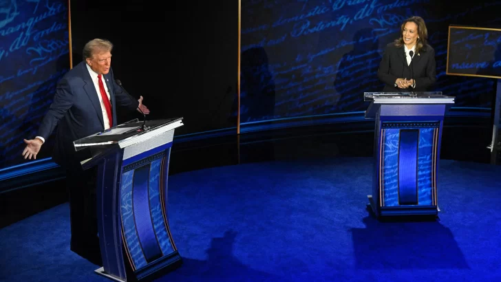 Harris zarandea y casi noquea a Trump en un debate encendido