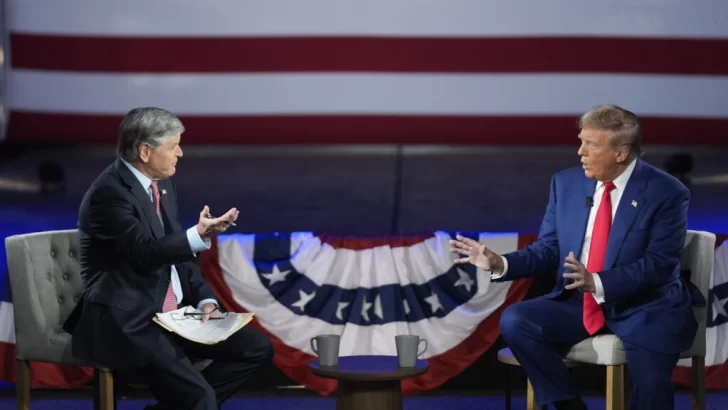 En Fox News, Donald Trump despliega sus argumentos contra su rival Kamala Harris