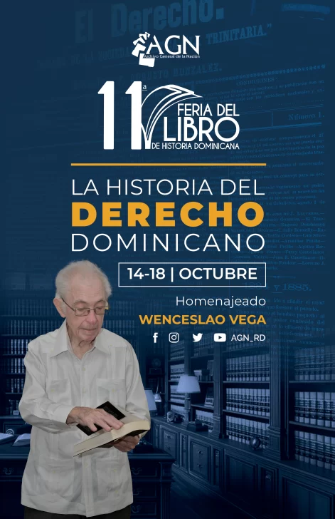 Archivo General de la Nación celebrará XI Feria del Libro de Historia Dominicana