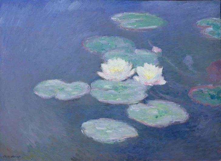 C.-Monet-Nenufares-al-anochecer-1897-728x531