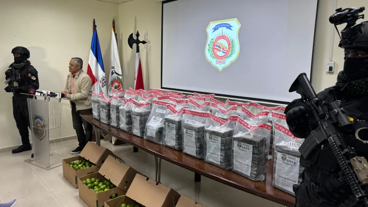 DNCD decomisa cocaína sería enviada a Róterdam en cajas de limones