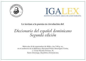 Pondrán en circulación la segunda edición del 'Diccionario del español dominicano'