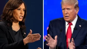 Harris reta a Trump a otro debate, pero el expresidente se niega y dice que es tarde